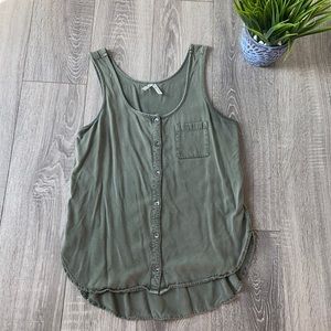 🎊Khaki Green Tank